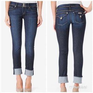 Hudson Ginny Crop straight leg jeans